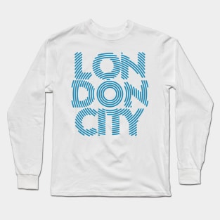 London abstract Typography Long Sleeve T-Shirt